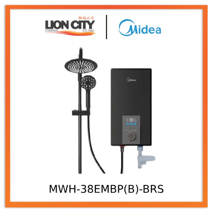 Midea MWH-38EMBP(B)-BRS Instant Heater w/ ELCB