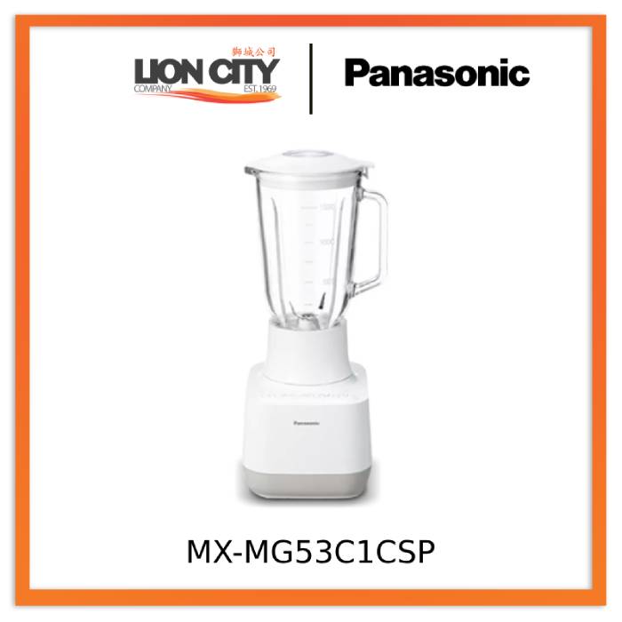Panasonic MX-MG53C1CSP 2.0L Glass Jug Blender - Lion City Company