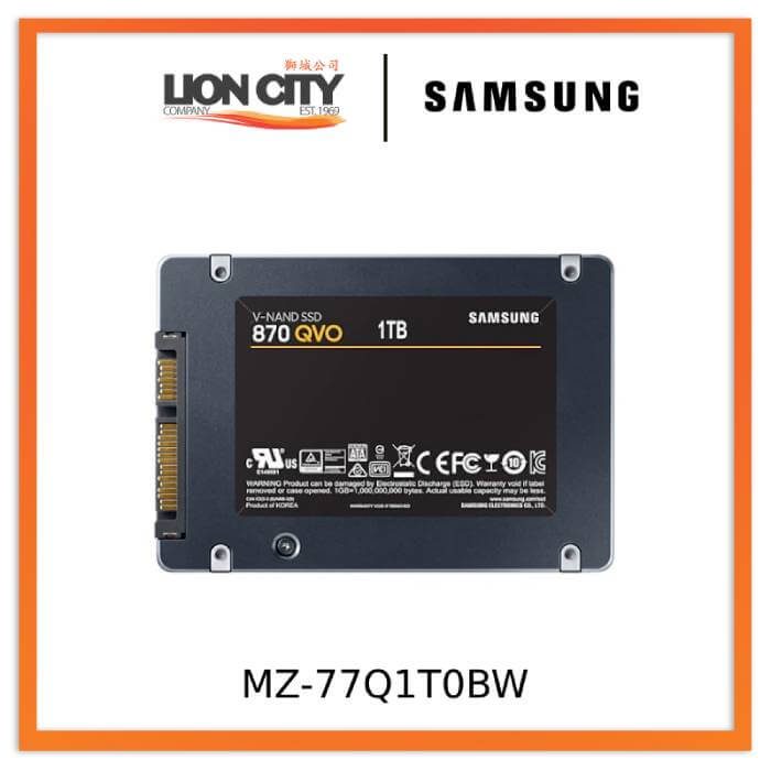 Samsung MZ-77Q1T0BW 870 QVO SATA 6.35cm (2.5") SSD 1TB