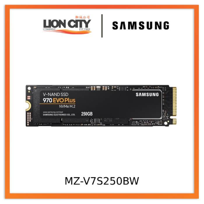 Samsung MZ-V7S250BW 970 EVO Plus NVMe M.2 SSD 250GB - Lion City