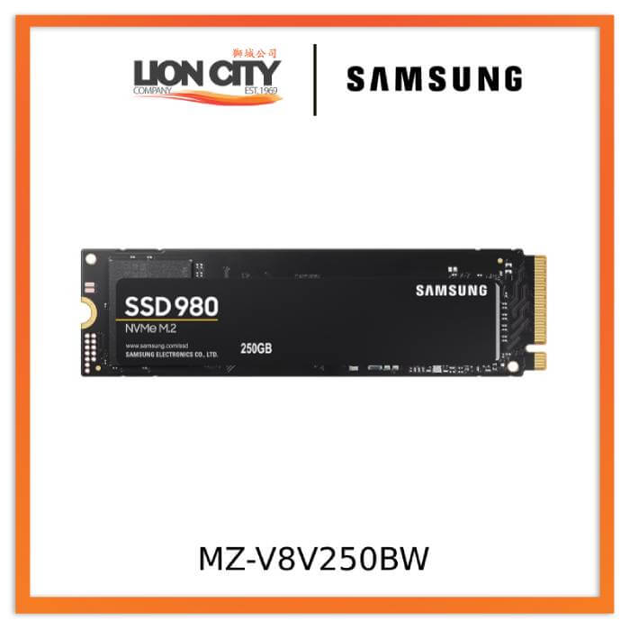 Samsung MZ-V8V250BW 980 NVMe M.2 SSD 250GB