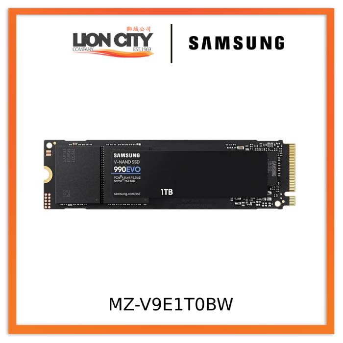 Samsung MZ-V9E1T0BW 990 EVO NVMe M.2 SSD 1TB