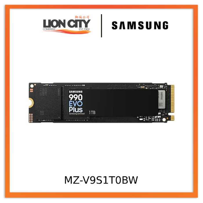 Samsung MZ-V9S1T0BW 990 EVO Plus, PCIe 4.0/5.0, NVMe M.2 SSD