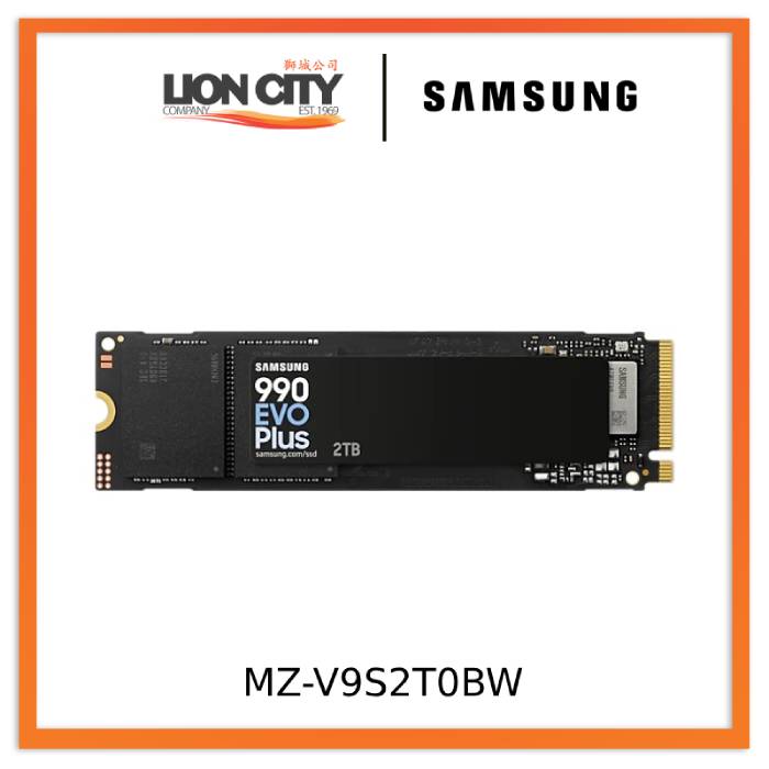 Samsung MZ-V9S2T0BW 990 EVO Plus, PCIe 4.0/5.0, NVMe M.2 SSD