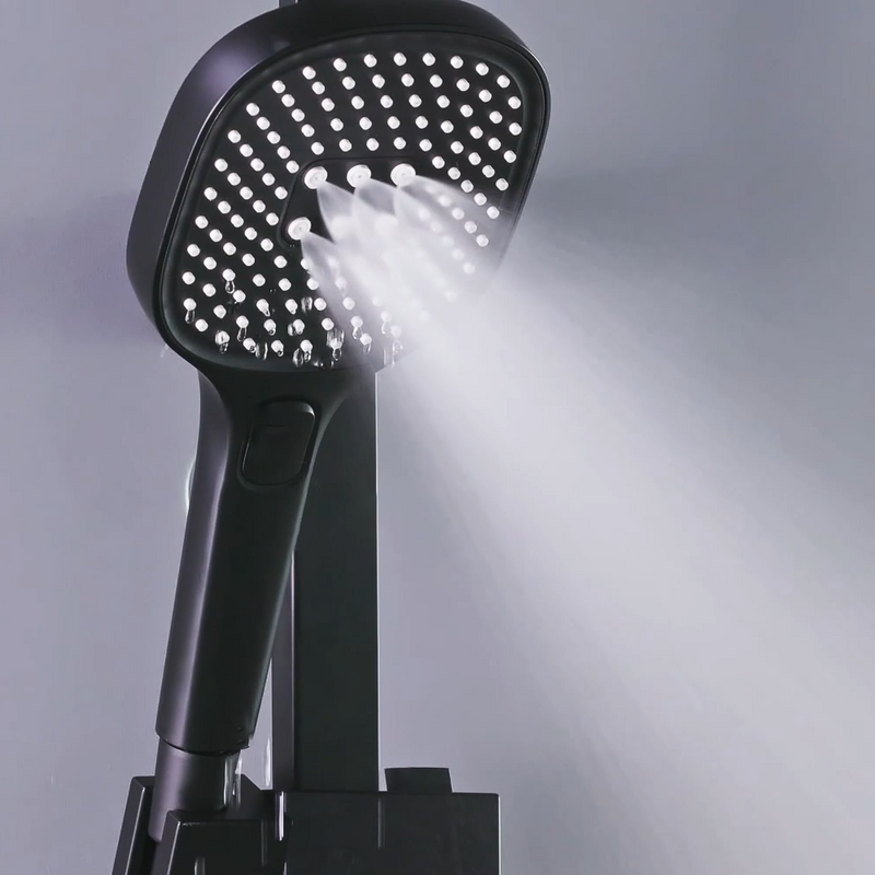 Rubine RSC-DECKOS-F4-GM Rainshower Column Gun Metal