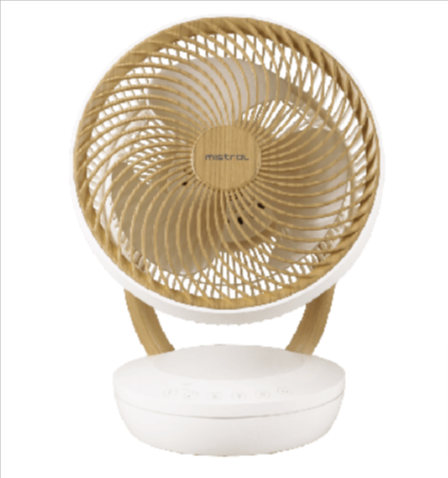 Mistral MHV880R-G 8" DC High Velocity Table Fan