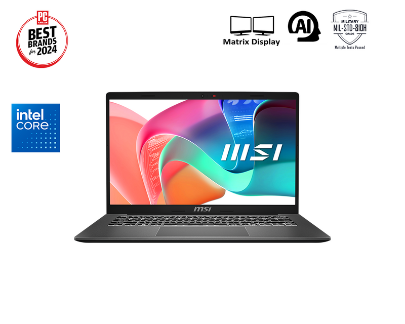 MSI Modern 14 F1MG-046SG 14" FHD Laptop Intel Core 7 150U 16GB 1TB
