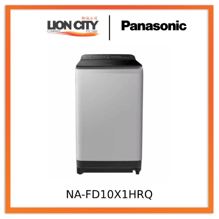 Panasonic NA-FD10X1HRQ Care+ Stain Expert 10kg Top Load Washer
