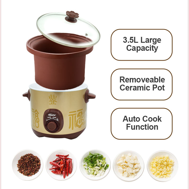 PowerPac 3.5L Slow Cooker PPSC35