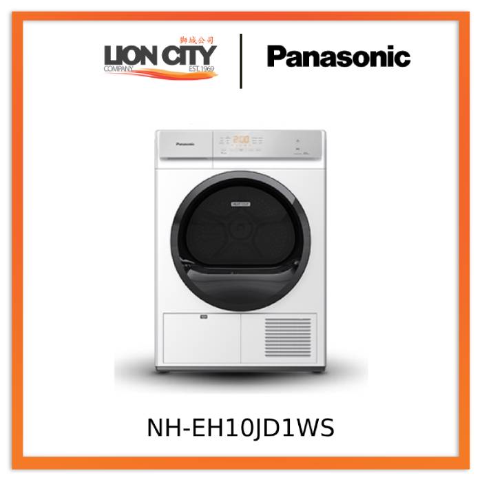 Panasonic NH-EH10JD1WS 10kg Gentle & Energy Efficient Drying Heat Pump Dryer