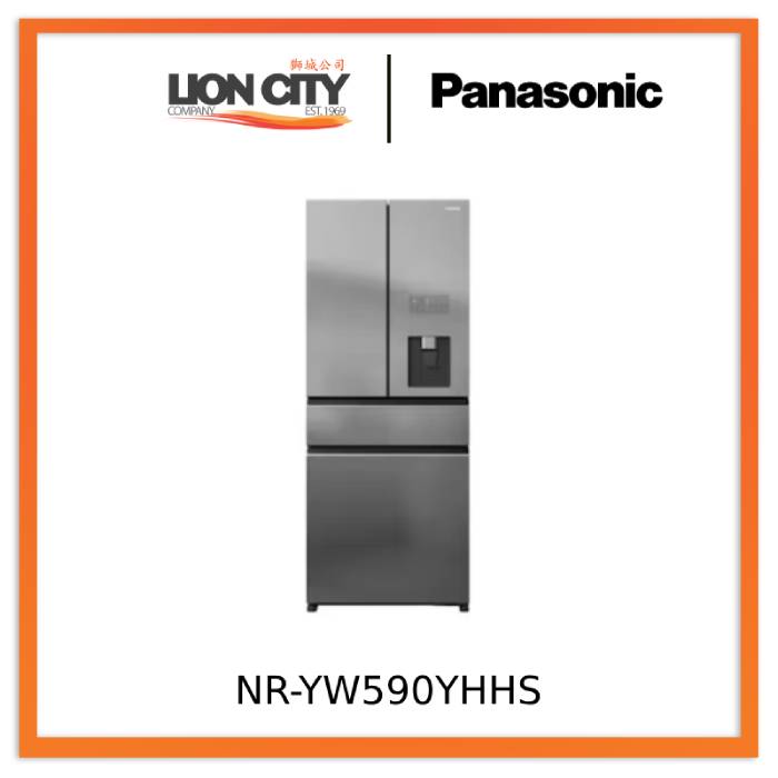Panasonic NR-YW590YHHS PRIME+ Edition 4-door Refrigerator