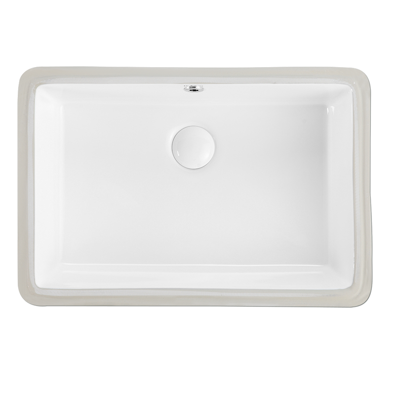 Rubine NUE 53 53cm Undermount Ceramic Basin Gloss White