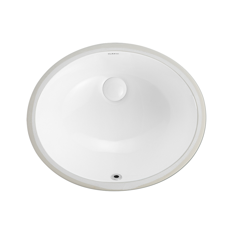 Rubine NUE R46 46.5cm Undermount Ceramic Basin Gloss White