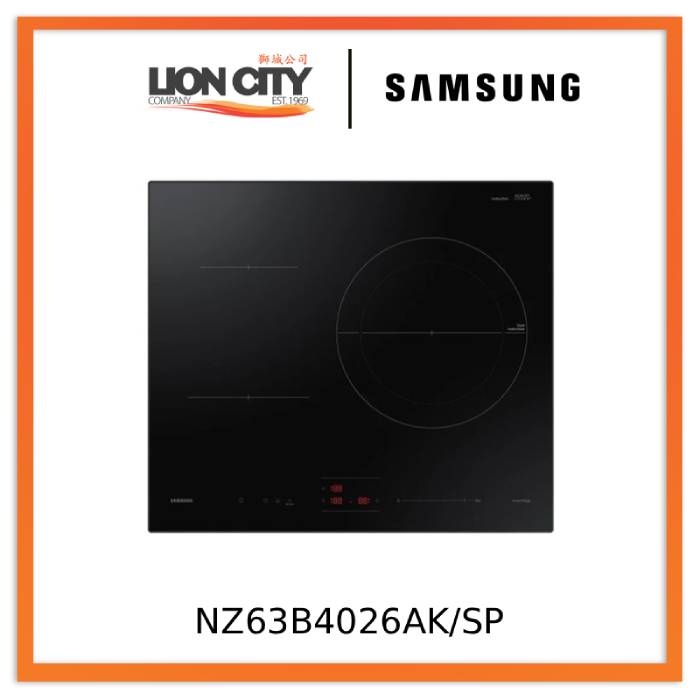 Samsung NZ63B4026AK/SP 60CM 3-Zone Induction Hob
