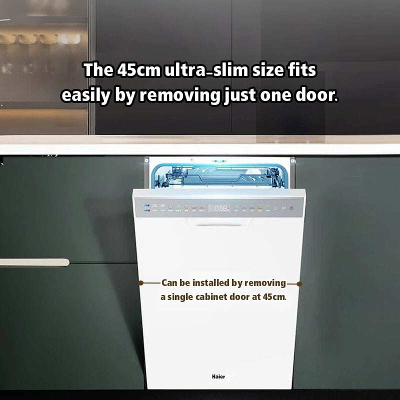Pre-Order Haier X11S Double‑Sided 14‑Set Embedded Ultra‑Narrow Dishwasher Snow White