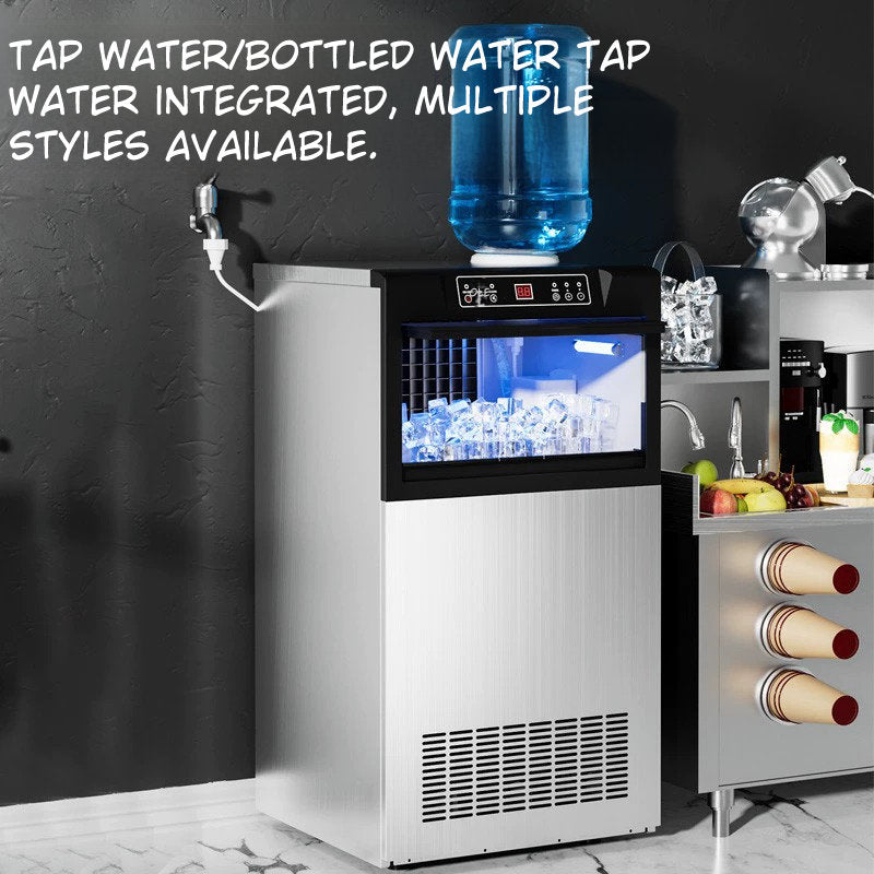 Chigo Commercial Automatic Square Ice Maker Machine for Coffee Tea Shops "Contact for Price"