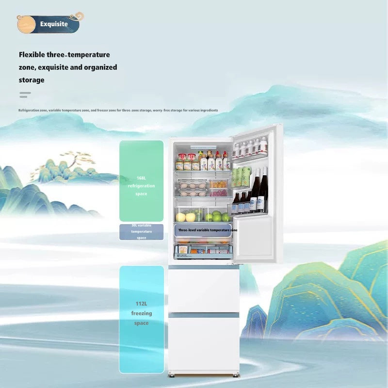 Haier BCD-310WGHD3E7WV (310L)/BCD-251WGHC3E7WV (251L)Three Door Frost Free Refrigerator First Class Energy Efficiency White