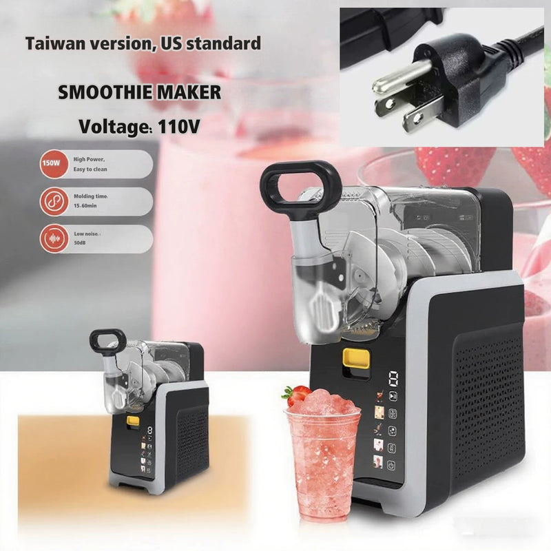 Commercial Automatic Snow Melting Machine Smoothie Slush Maker High Efficiency Cooling System - Lion City Company