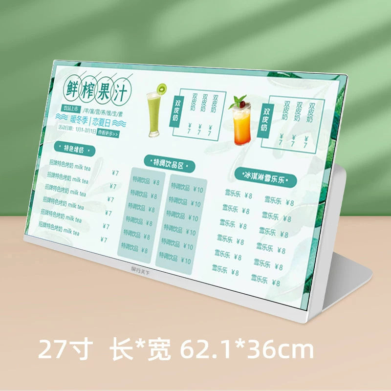 Electronic Digital Menu Display Screen Ordering Advertising Machine