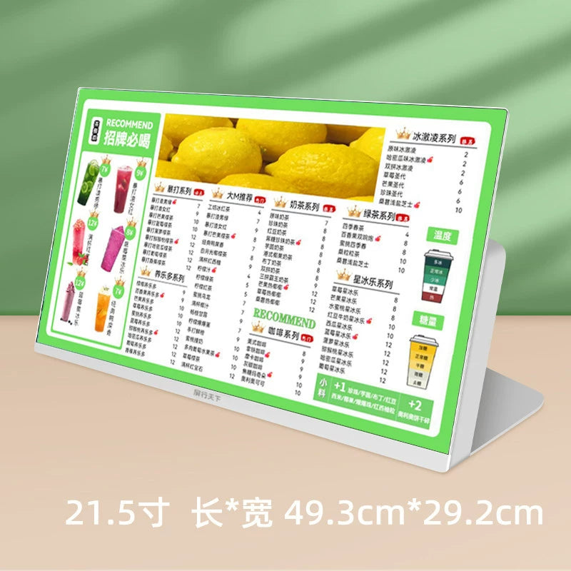 Electronic Digital Menu Display Screen Ordering Advertising Machine