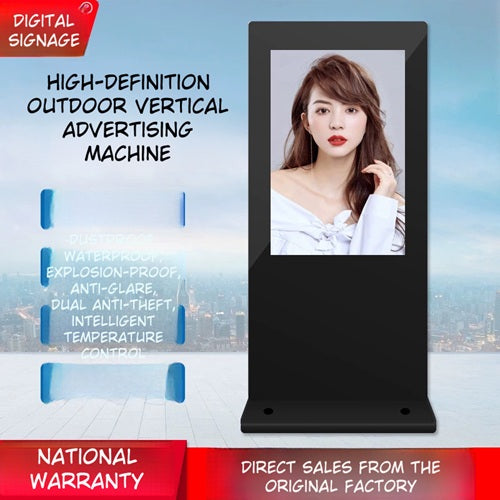 IP65 Waterproof Outdoor LED Advertising Screen 32‑85 Inch Options