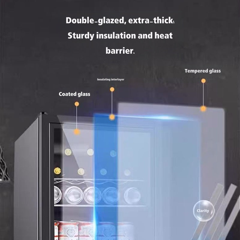 Chigo Ice Bar Compact Beverage Chiller with Transparent Glass Door - Lion City Company