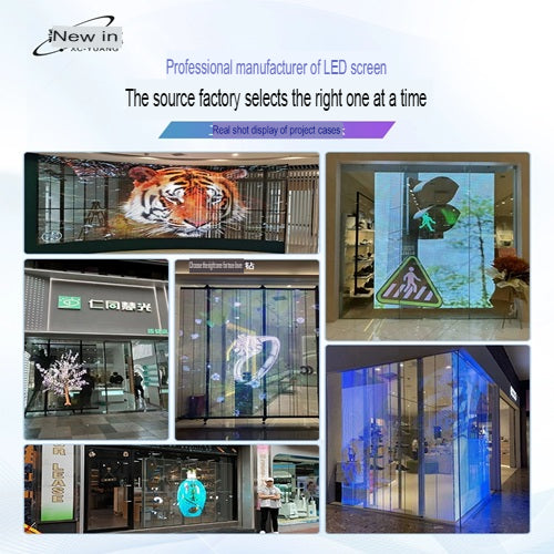 XCY-LED/TMP3.91 Transparent  LED Film Screen for Window Displays – High Brightness