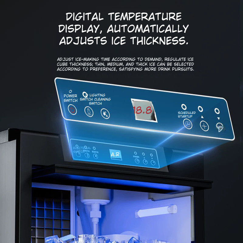 Chigo Commercial Automatic Square Ice Maker Machine for Coffee Tea Shops "Contact for Price"