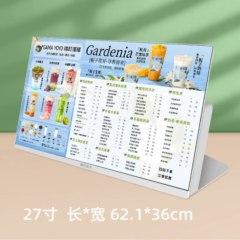 Electronic Digital Menu Display Screen Ordering Advertising Machine