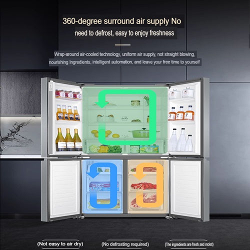 Haier BCD-476WGHTDEDXM 476 Nett Litres  Energy Saving Fridge 4 Door 1Yr Warranty Commercial Use