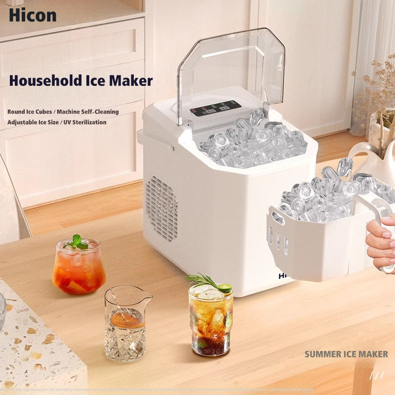 Hicon HZB-16G 15KG Compact Automatic Ice Maker for Home and Dormitory Use