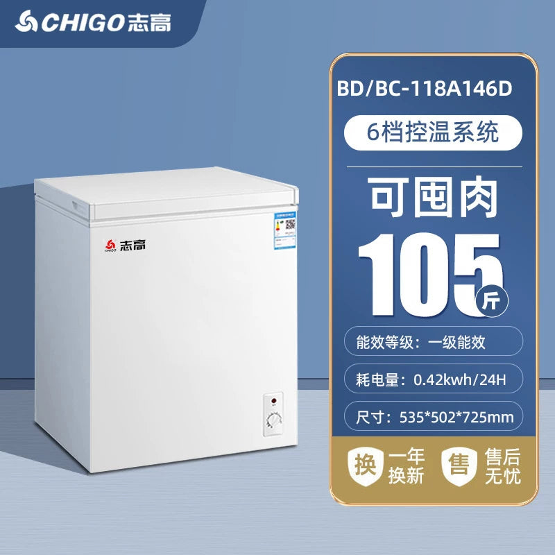 Chigo Mini Commercial Cold Cabinet 58L First‑Level Energy Saving Dual‑Use