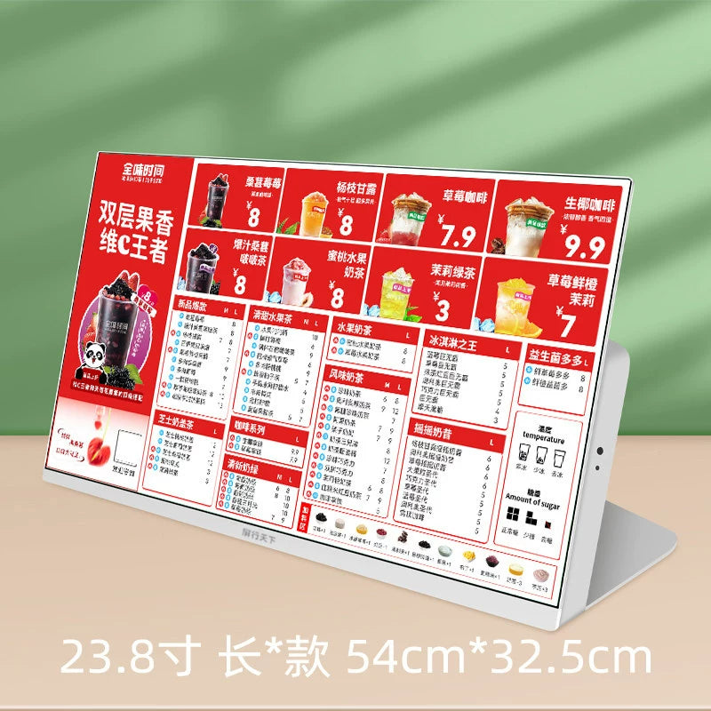 Electronic Digital Menu Display Screen Ordering Advertising Machine