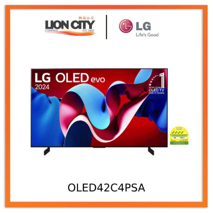 LG OLED42C4PSA 42" OLED EVO 4K C4 Smart TV