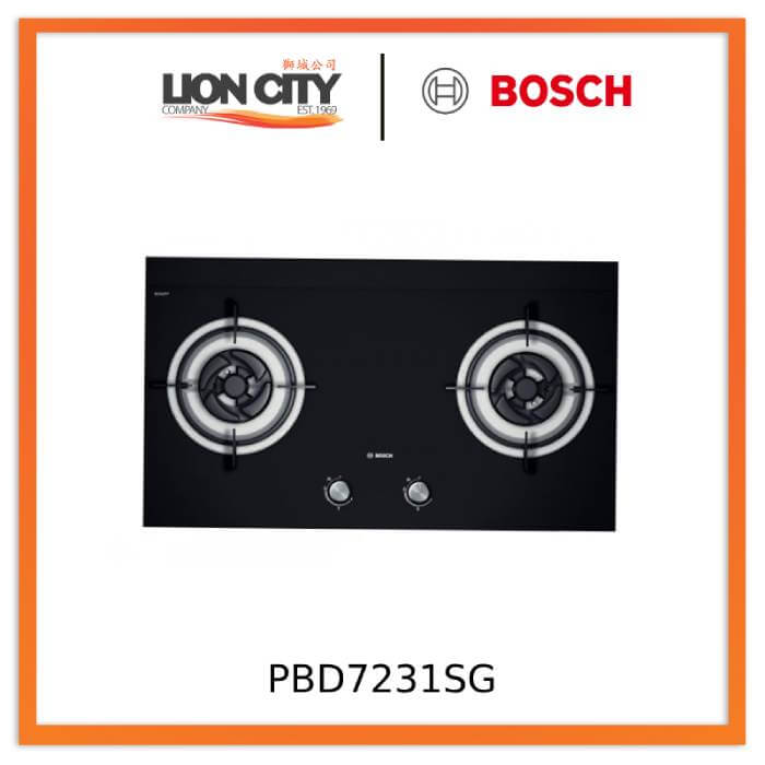 Bosch PBD7231SG Series 2 Gas hob 78 cm Tempered glass, Black