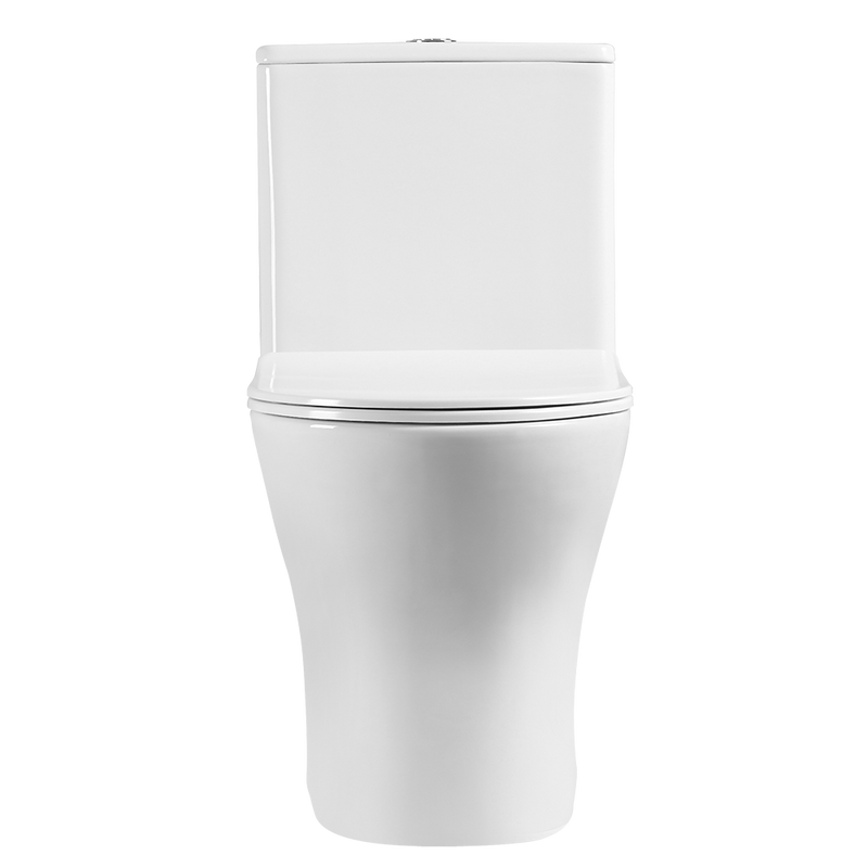 Rubine PF-106S06 One-Piece Toilet Bowl White