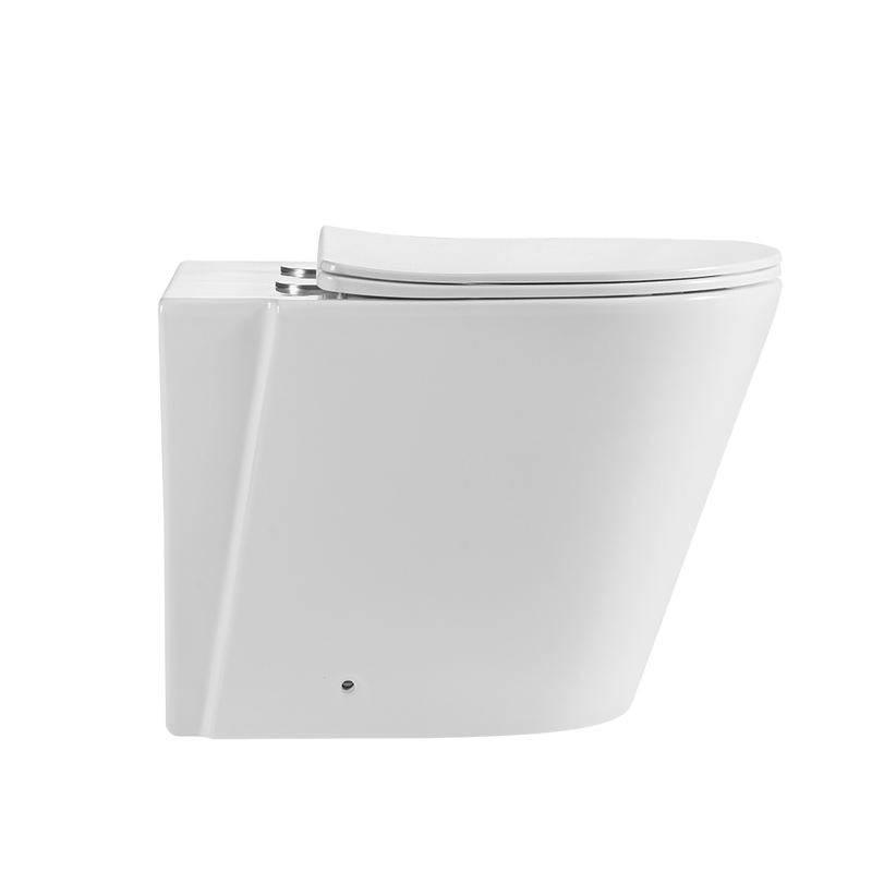 Rubine PF-406P07 Floor Pan Toilet White