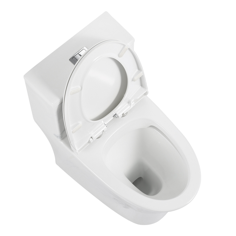 Rubine PN-105S10 Stone Marble One-Piece Toilet White