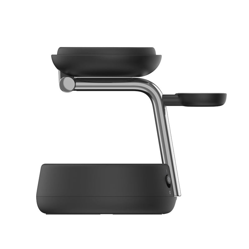 Belkin 3-in-1 Magnetic Charging Dock with Qi2 25W Charcoal
