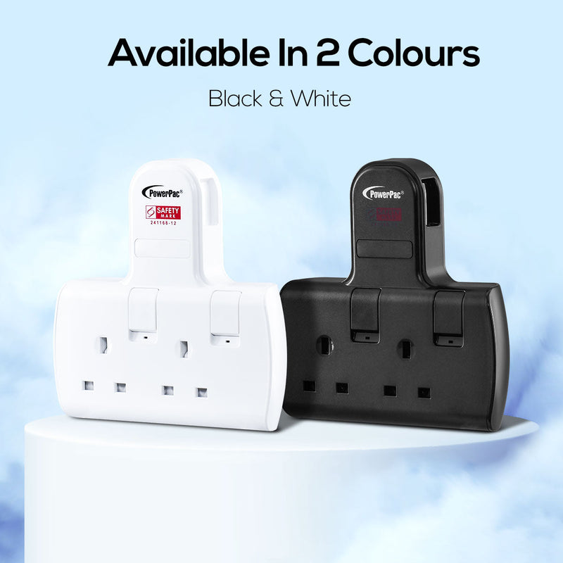 PowerPac 2-Way Multi Plug Extension Adapter PP272WH