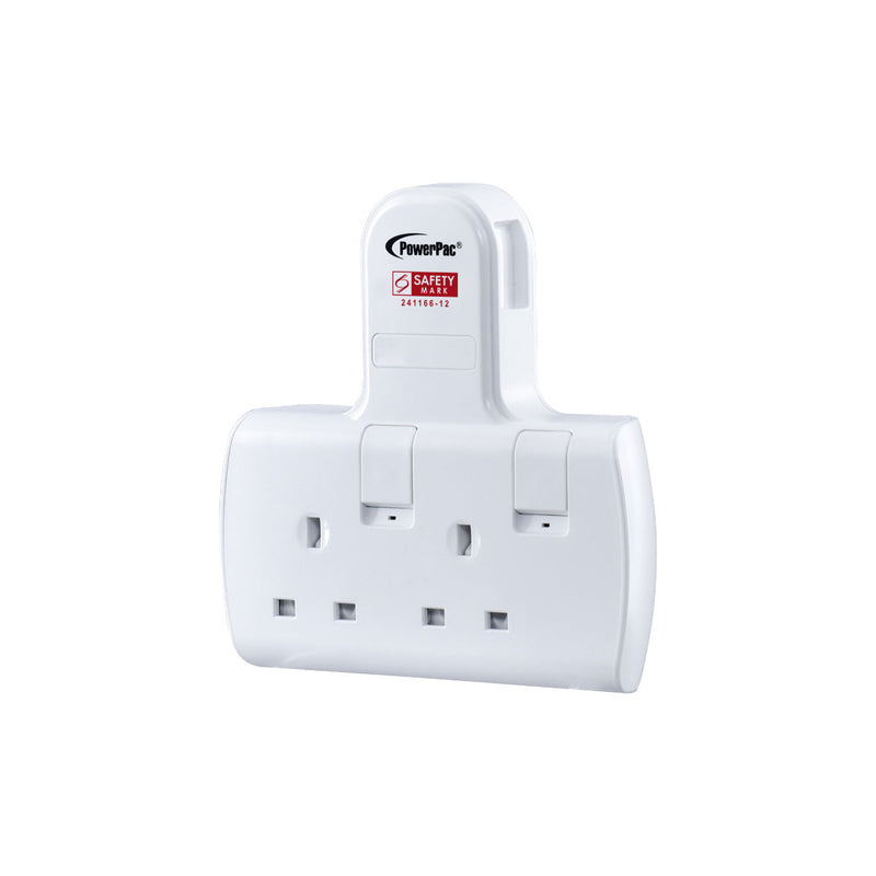 PowerPac 2-Way Multi Plug Extension Adapter PP272WH