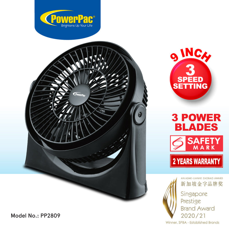 PowerPac 9" Air Circulator Fan PP2809