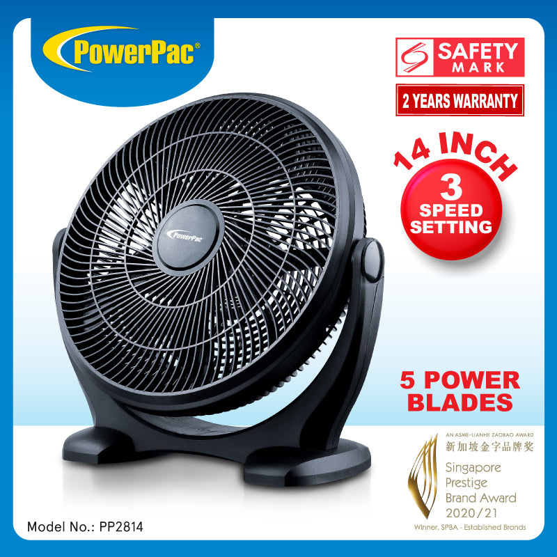 PowerPac 35.6cm Air Circulator Fan PPP2814