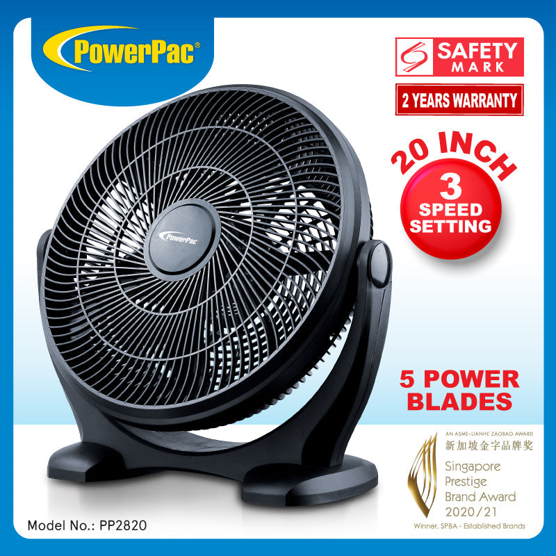 PowerPac 20" Air Circulator Fan PPP2820