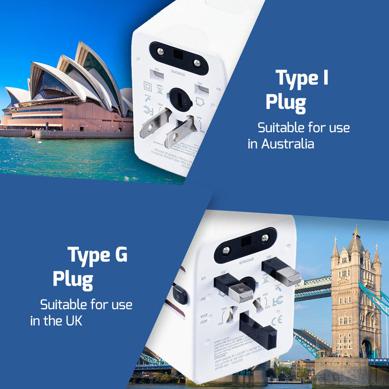 PowerPac Universal Travel Adapter PP7981WH