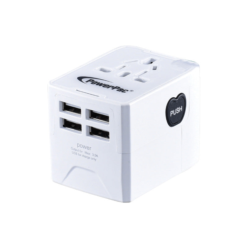 PowerPac Universal Travel Adapter PP7981WH