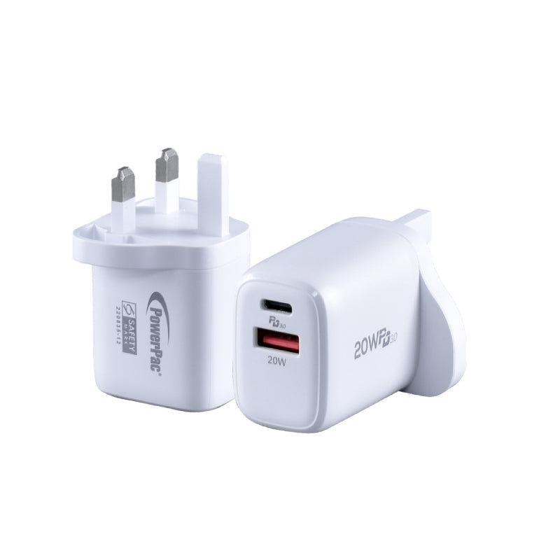 PowerPac 20W USB Smart & Fast Charger PP7982WH