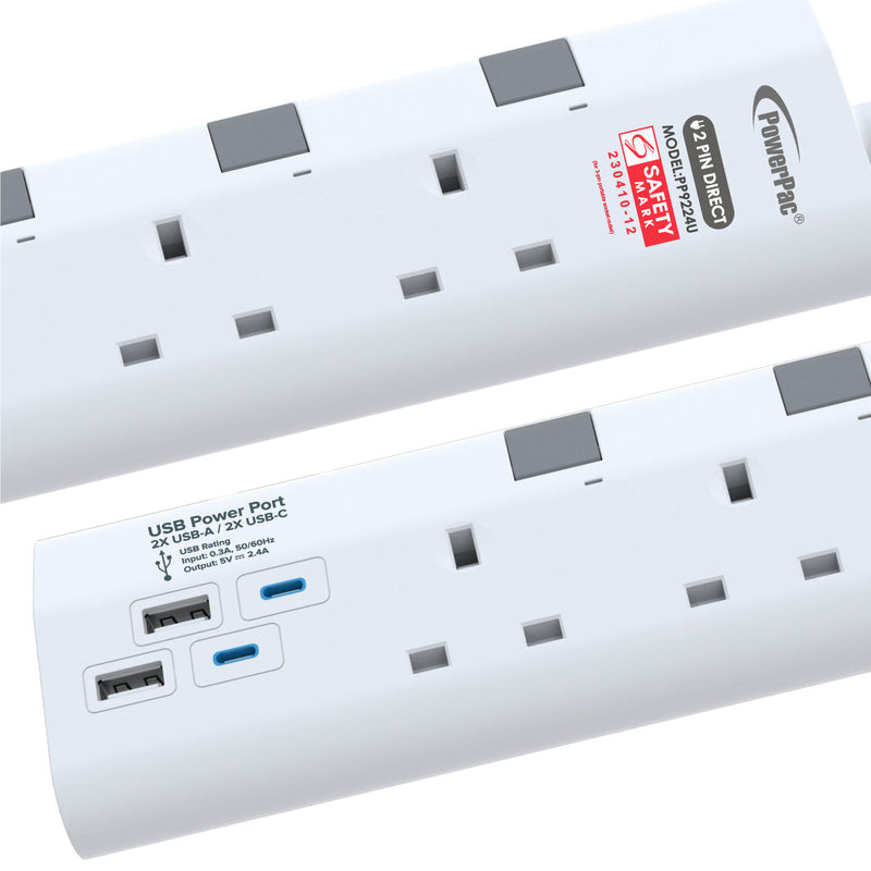 PowerPac 3m 3-Way Extension Socket PP9223U