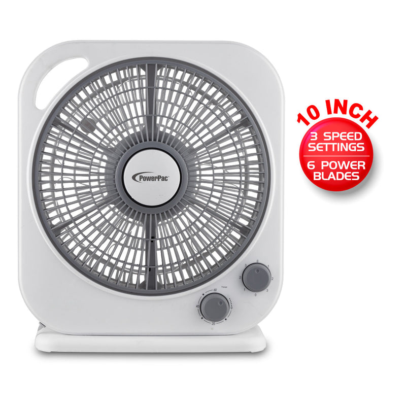 PowerPac 10" Electric Box Fan PPBF20