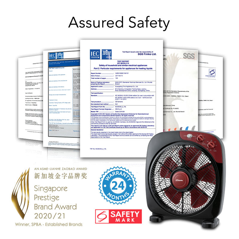 PowerPac 12" Box Fan PPBF30